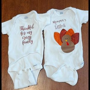 Thanksgiving onesies
